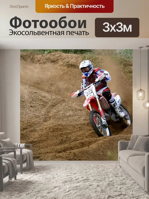 Фотообои Мотоциклист
