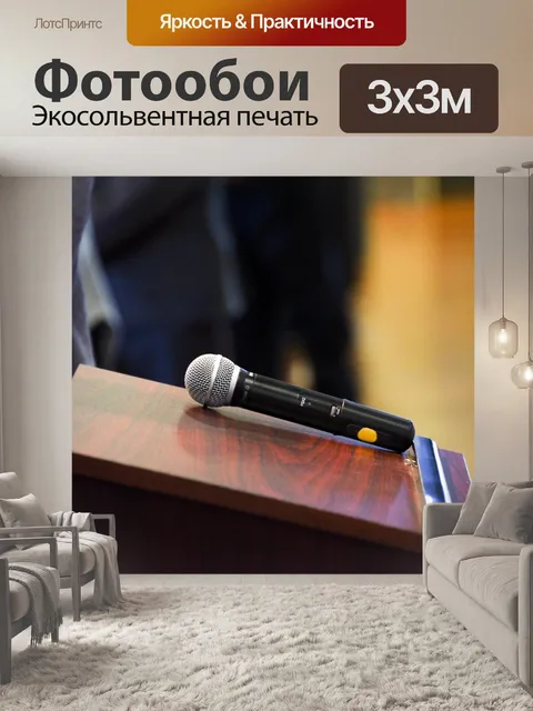 Фотообои Микрофон