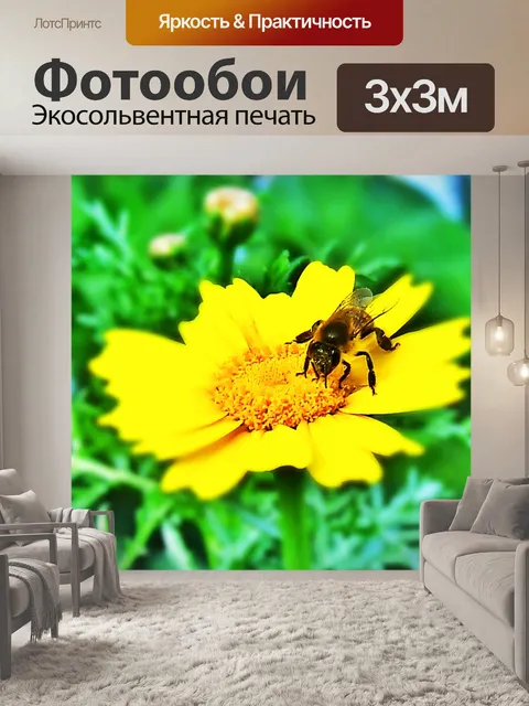Фотообои Работящая пчелка