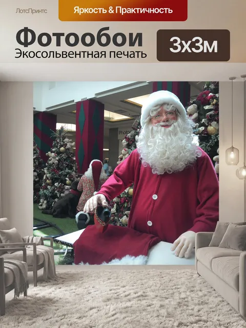 Фотообои Дед мороз