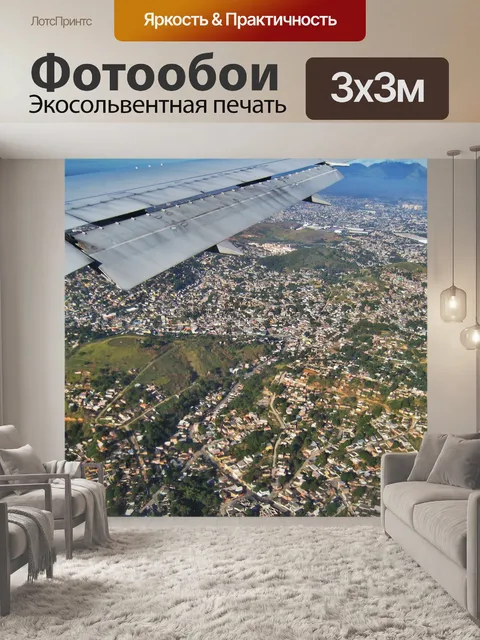 Фотообои Заход на посадку в рио