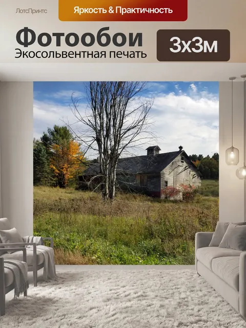 Фотообои Старый деревянный сарай