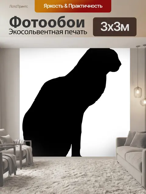 Фотообои Кошка