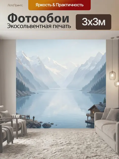 300 × 300 см · Экосольвентная печать