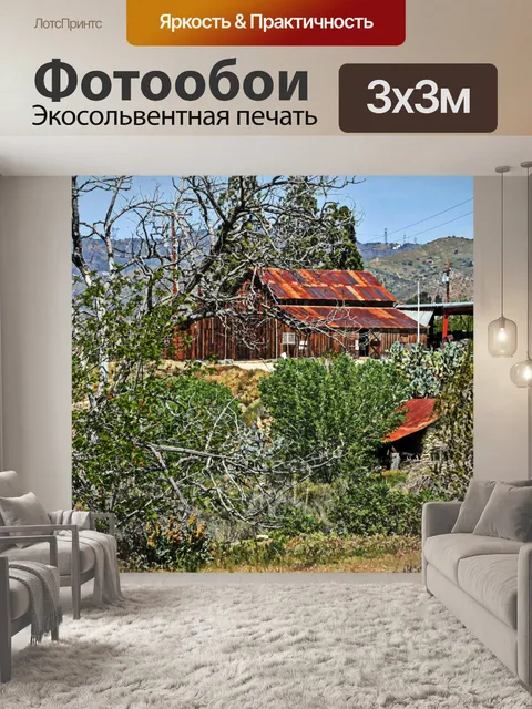 Фотообои Пустынный дом