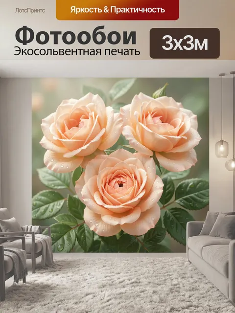 300 × 300 см · Экосольвентная печать