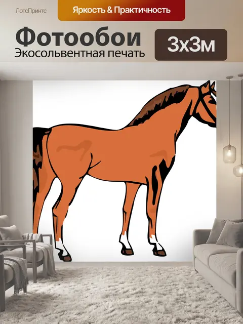 Фотообои Лошадь
