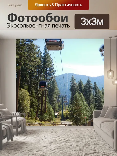 Фотообои Небесный Ski Lift 546