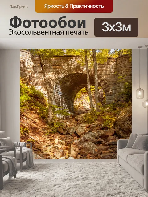 Фотообои Мост в национальном парке Акадия