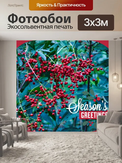 Фотообои Красные ягоды