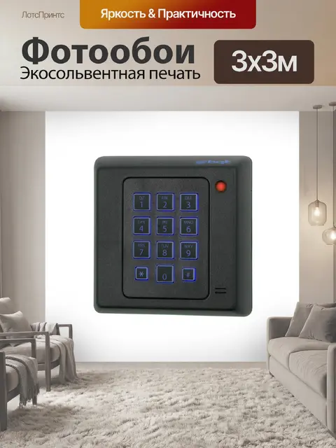 Фотообои Считыватель булавок