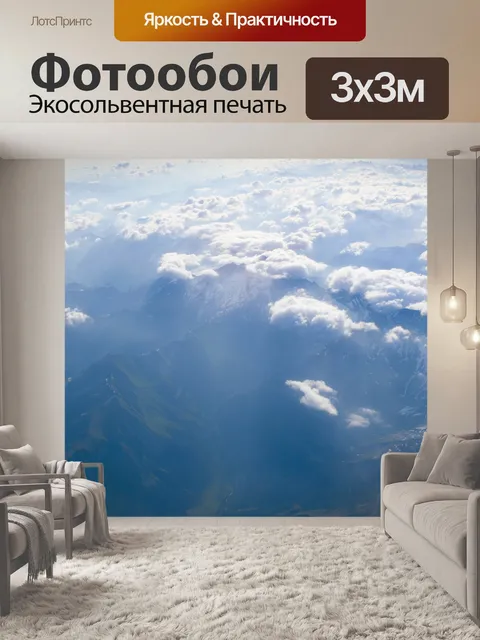 Фотообои Просмотр полёта самолета 923