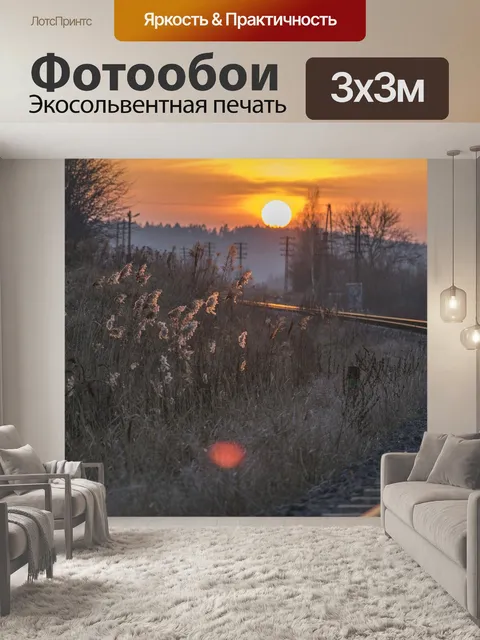 Фотообои Рельсы