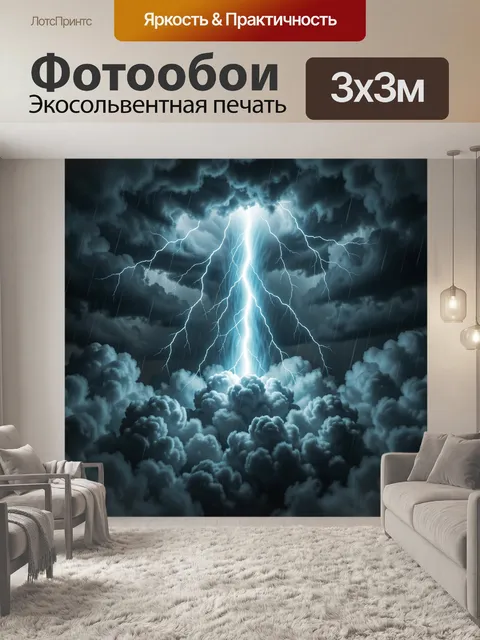 300 × 300 см · Экосольвентная печать