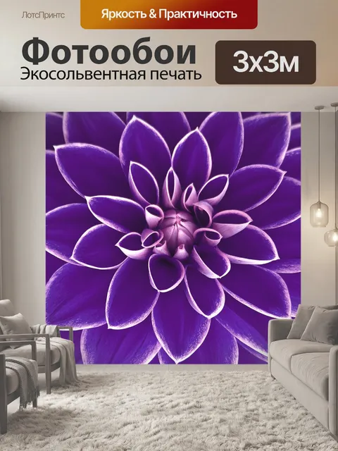 Фотообои Цветок георгина цветущий сад
