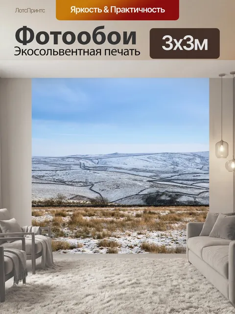 Фотообои Зимний пейзаж