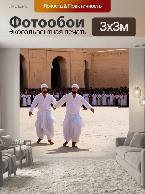 Фотообои египет луксор, танцующие дервиши на площади, фольклорная музыка и традиции