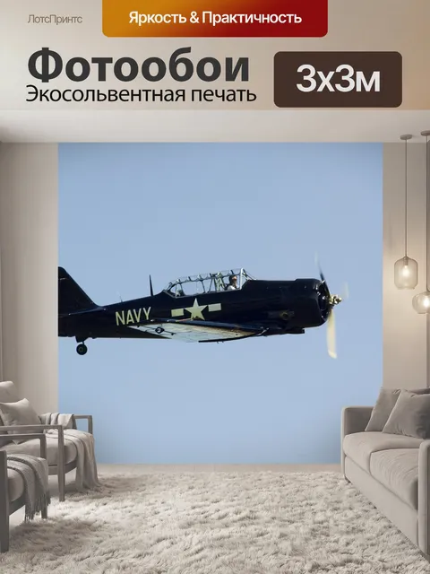 Фотообои Винтовой самолет