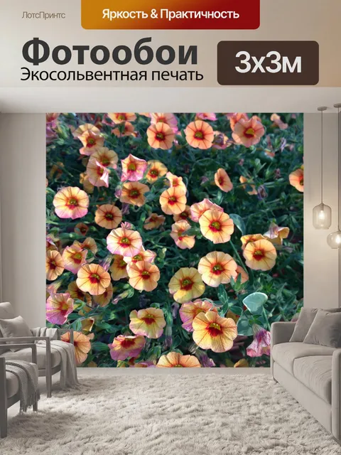 Фотообои Цветочный садик