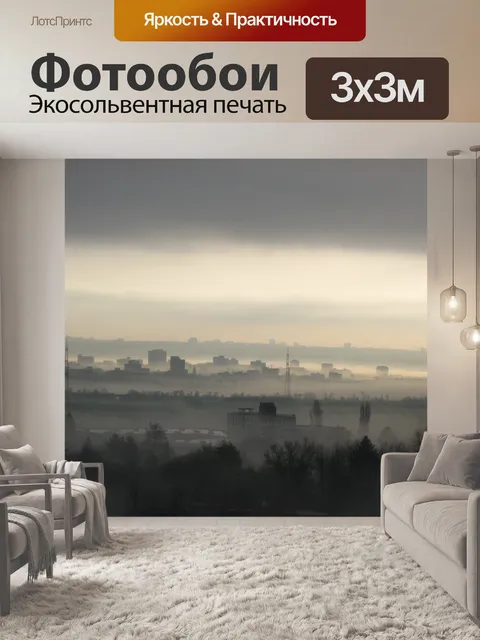 Фотообои туман Франкфурт