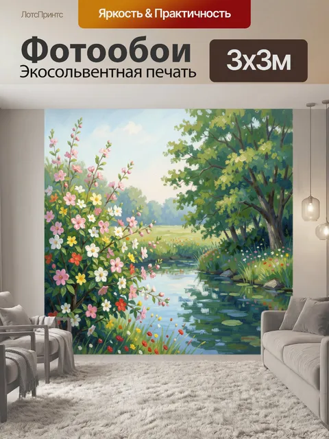 300 × 300 см · Экосольвентная печать