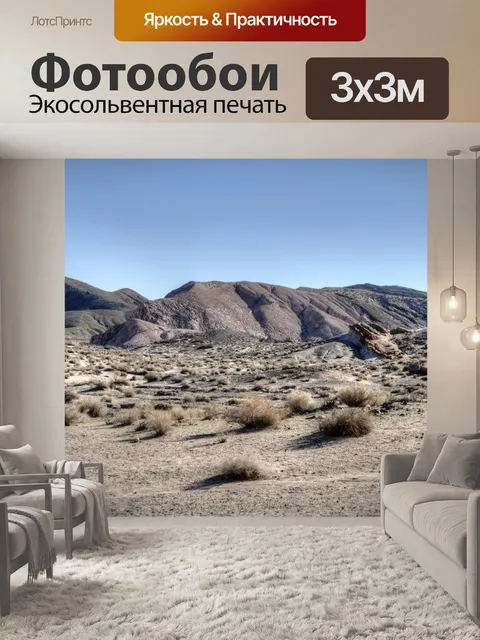 Фотообои Калифорнийский пустынный пейзаж