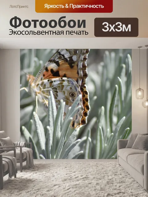 Фотообои Крапивница волчцы красавица-леди