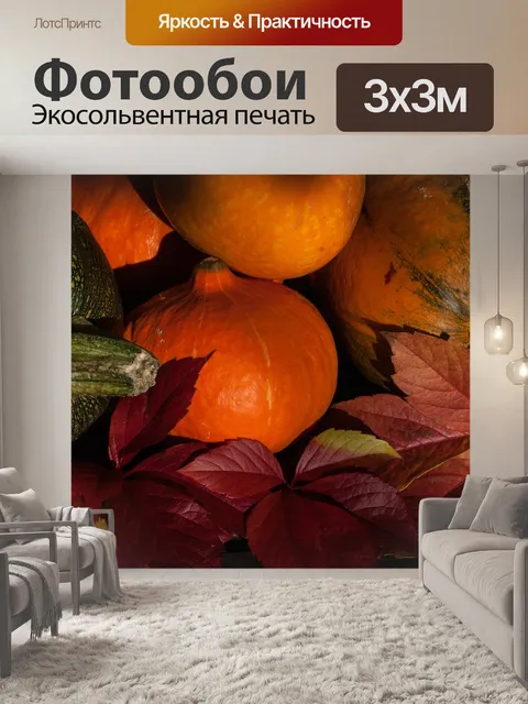 Фотообои Хоккайдо тыква