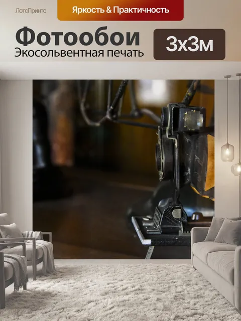 Фотообои Винтажная камера