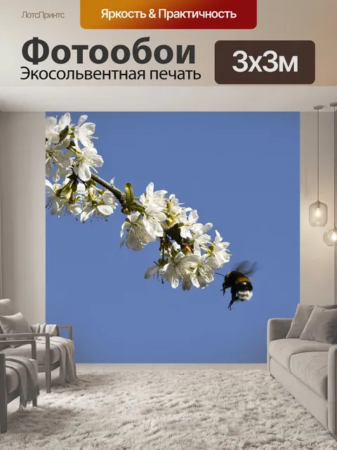 Фотообои Цветение сливы