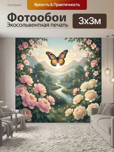300 × 300 см · Экосольвентная печать