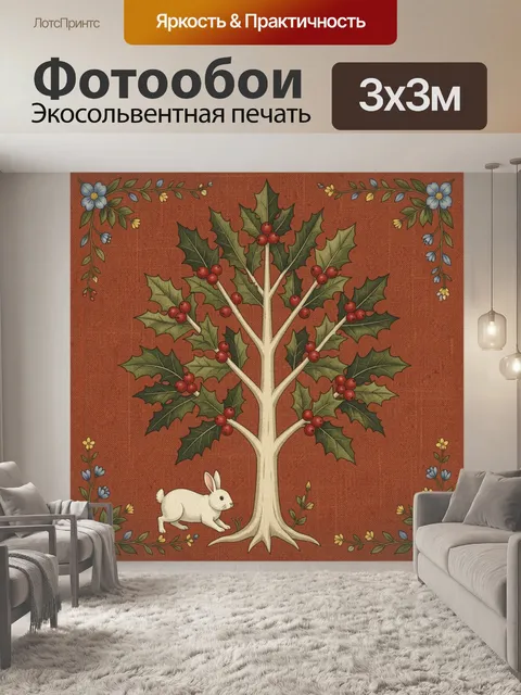 300 × 300 см · Экосольвентная печать