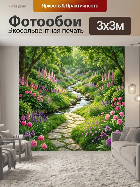 300 × 300 см · Экосольвентная печать