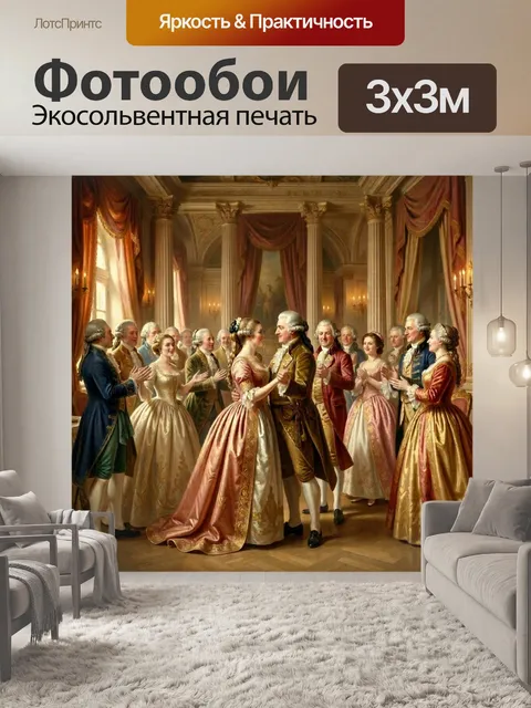 Фотообои Бал в дворцовом зале