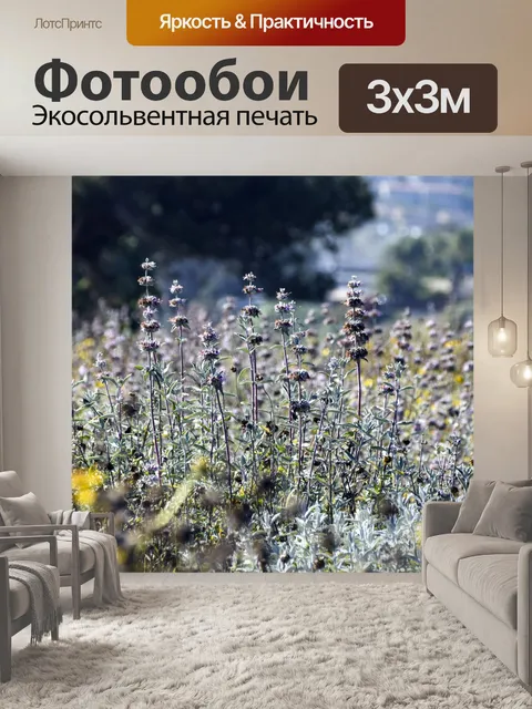Фотообои глобус чертополох