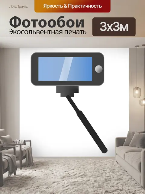 Фотообои Селфи палка