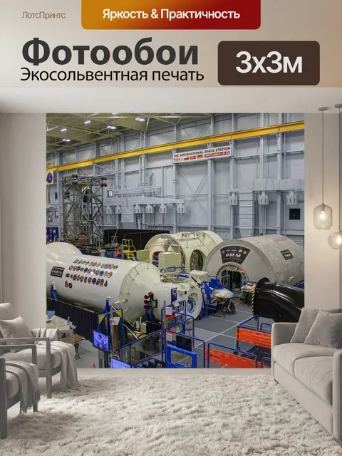 Фотообои Учебный модуль мкс