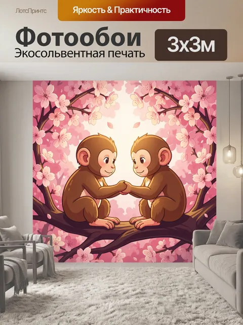 300 × 300 см · Экосольвентная печать