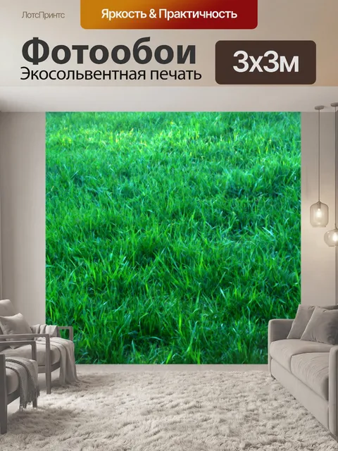 Фотообои Зеленая трава фон