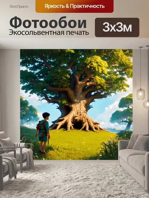Фотообои сказка приключение о древнем дереве