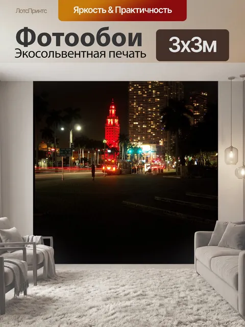 Фотообои Центр города Майами