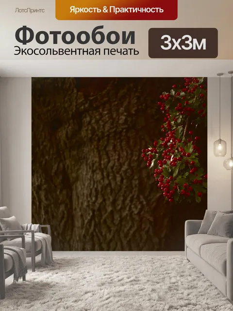 Фотообои Красные ягоды