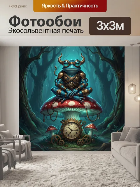 300 × 300 см · Экосольвентная печать