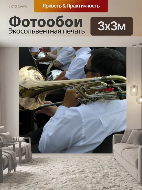 Фотообои Тромбон воспроизводимого