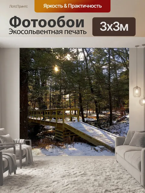 Фотообои Снег