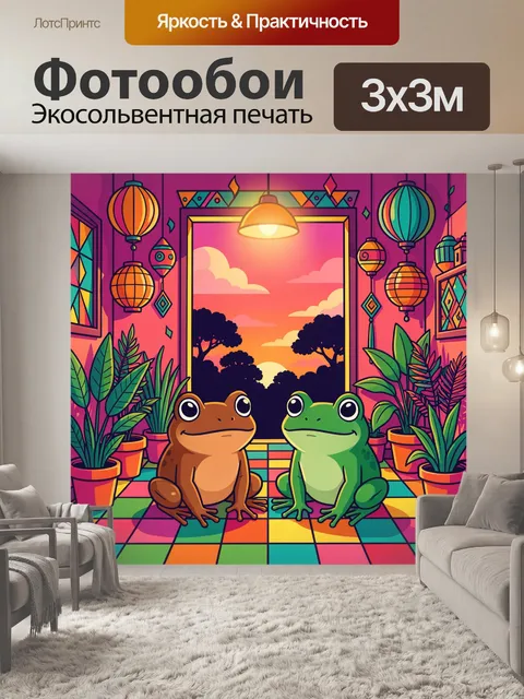 300 × 300 см · Экосольвентная печать