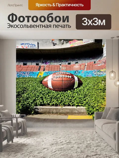 Фотообои вокруг старинного стадиона