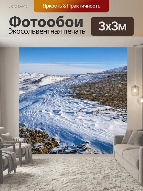 Фотообои Снег