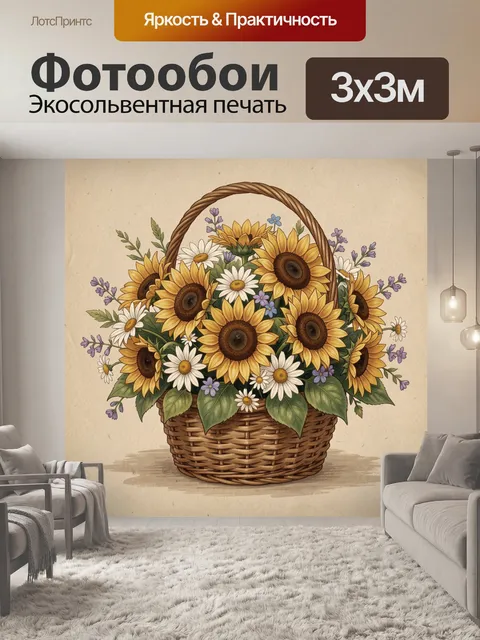 300 × 300 см · Экосольвентная печать
