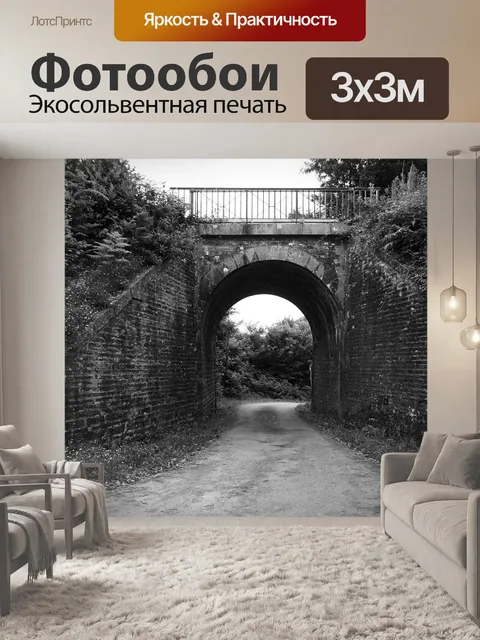 Фотообои Мост и тоннель